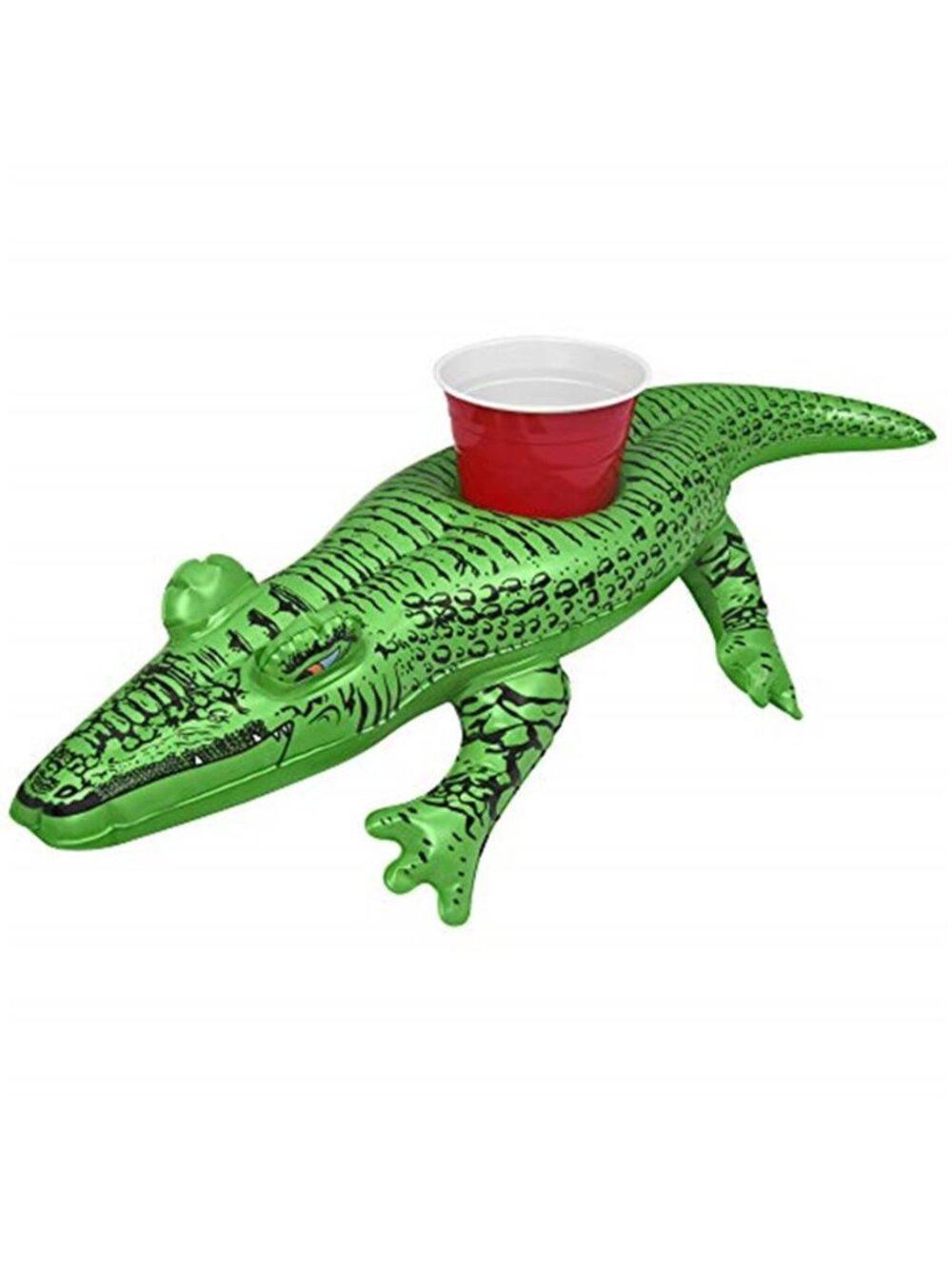 Inflatable Alligator Pool Drink Holders 3 Pack Floating Cup Coasters Hot Tub Toy